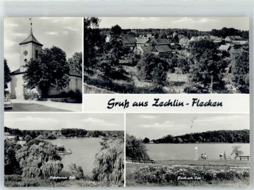 Flecken Zechlin Schwarzer See Park Kirche