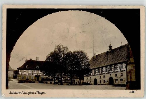 Königsberg Marktplatz mit Rathaus Regiomontanus Brunnen Gasthaus zum goldenen Stern