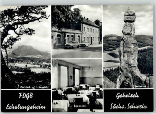 Gohrisch FDGB-Erholungsheim Lilienstein Barbarine Auto