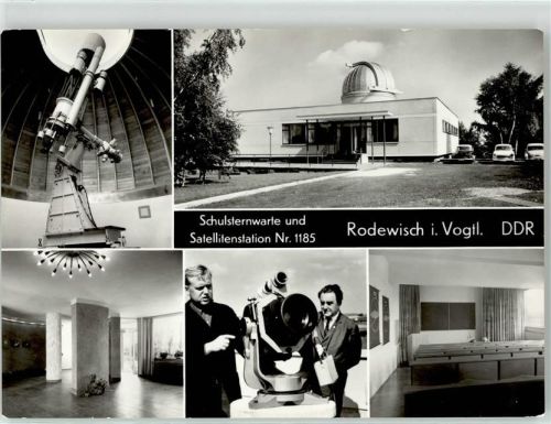 Rodewisch Schulsternwarte Satellitenstation Nr. 1185