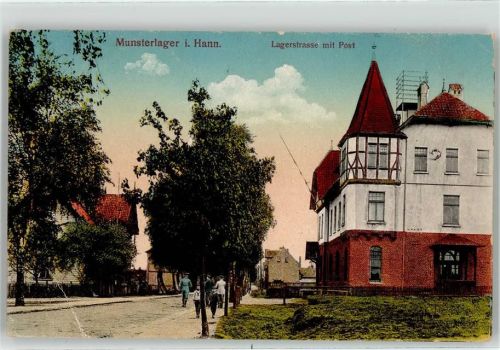 Munster Lagerstraße mit Postamt Munsterlager