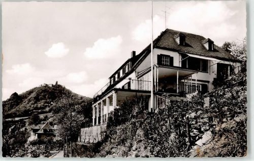 Rhöndorf Haus Adenauer Blick auf den Drachenfels