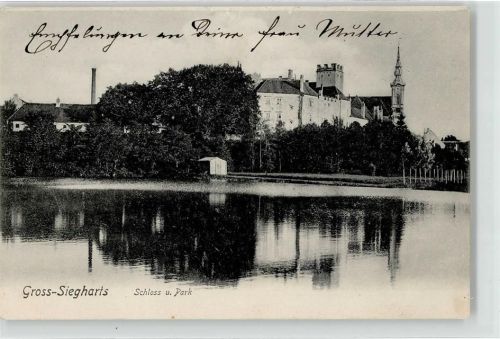 Groß-Siegharts 1906 Schloss Park See