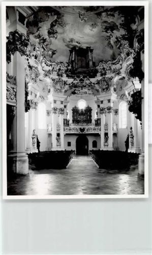 Wies Ort handschriftlich Kirche Innenansicht