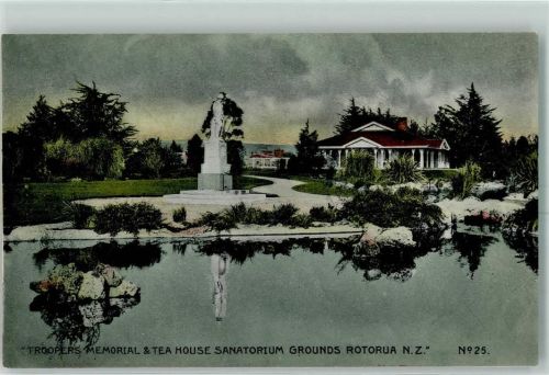 Tasmanien Tropers Memorial aund Tea House Sanatorium Grounds Rotorua N.z.