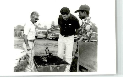 Abuja Siemens Einweihungsfeier neues Kraftwaerk lokale Politiker Siemensmitarbeiter 1964 Ughelli Power Plant