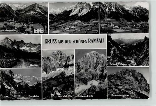 Guttenberghaus Silberkarklamm Südwandhütte Austriahütte Ramsau Bachlalm Hachau