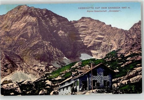 Heßhütte 1911 Berghütte Ennseck