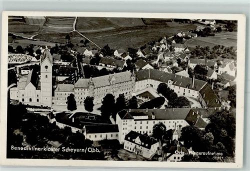 Scheyern Fliegeraufnahme Benediktinerkloster
