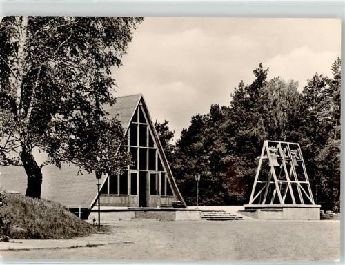 15859 O1233 Storkow , Mark - Jugendheim Hirschluch Glocke Kapelle
