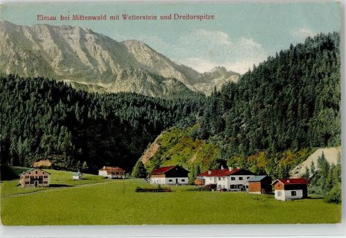 Elmau Wetterstein Dreitorspitze