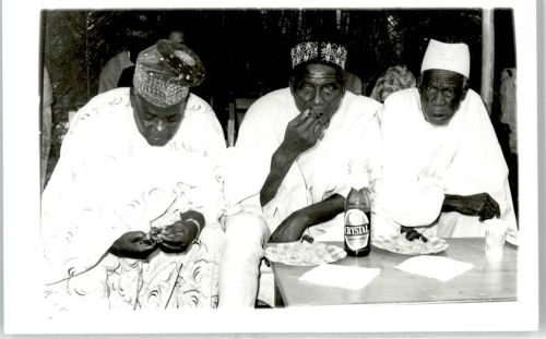 Abuja Siemens Einweihungsfeier neues Kraftwaerk lokale Politiker Siemensmitarbeiter 1964 Ughelli Power Plant