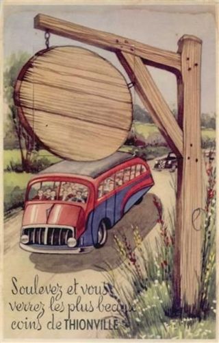 Thionville Thionville (Frankreich) Leporello Omnibus I-II (fleckig VS/RS, Ecken abgestossen)