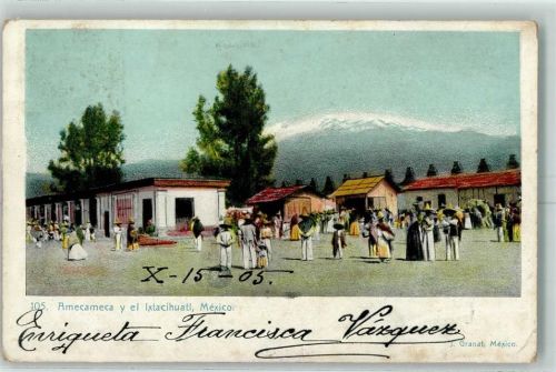 Amecameca 1905 y el lxtacihuatl