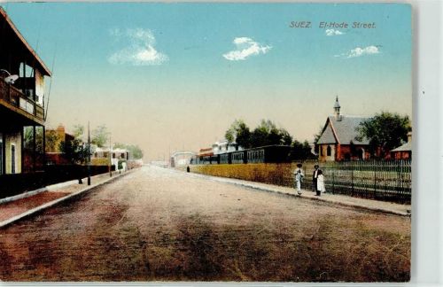 Suez El-Hode Straße Straßenbahn Street
