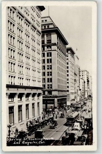 Los Angeles Spring Street Straßenbahn