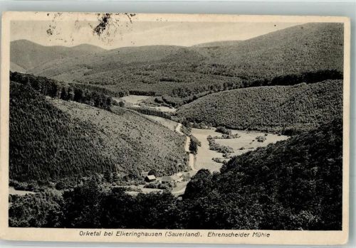 Elkeringhausen Ehrenscheider Mühle Orketal