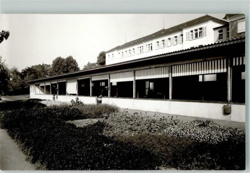 Bühlertal Veranda eines Hotels oder Kurheimes Foto Original aus Archiv eines Ansichtskartenverlages Ort handschriftlich