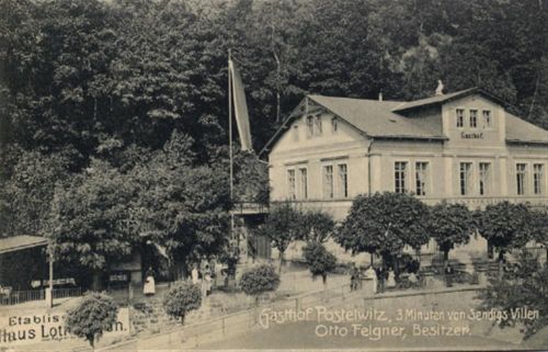 Postelwitz Postelwitz (o-8320) Leporello Gasthof und Etablissement von Otto Felgner I-II