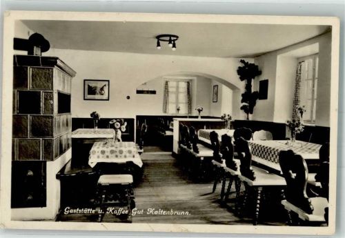 Gmund 1931 Gasthaus Cafe Gut Kaltenbrunn