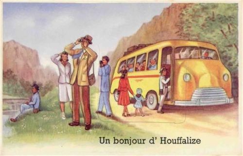 Houffalize Houffalize (Belgien) Leporello Omnibus I-II