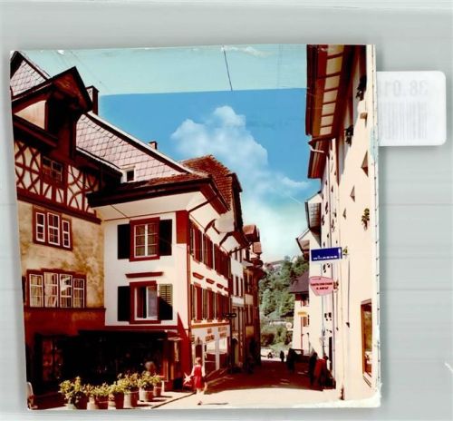 Laufenburg Ort handschiftlich Foto Original aus Archiv eines Ansichtskartenverlages