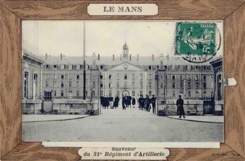 Le Mans Le Mans (Frankreich) Kaserne Regiment 31 Leporello I-II