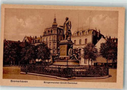 Bremerhaven Bürgermeister-Smidt-Denkmal Verlag Glückstadt & Münden 81498