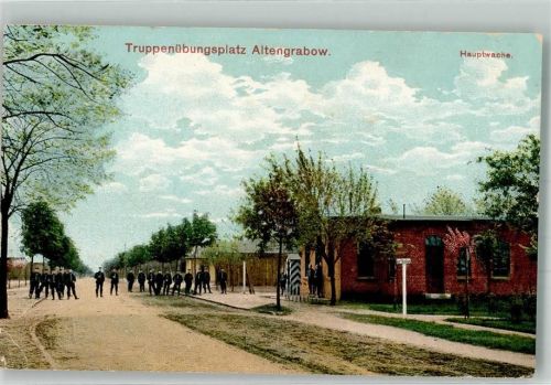 Altengrabow 1916 Kaserne Truppenübungsplatz Hauptwache