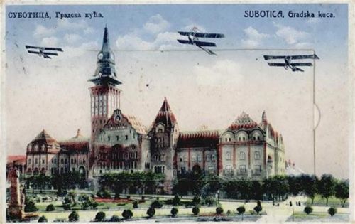 Subotica Subotica (Serbien) Leporello II (Ecken abgestossen, fleckig VS, Abschürfung RS)