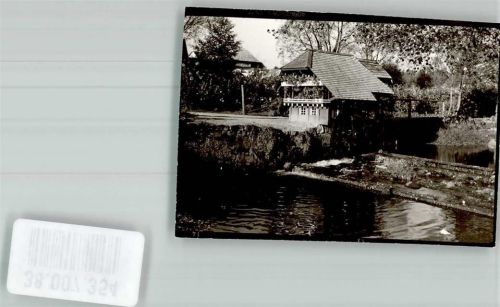 79877 W7829 Rötenbach , Baden FOTO KEINE AK Miniatur-Wassermühle Foto Original aus Archiv eines Ansichtskartenverlags Ort handschriftlich