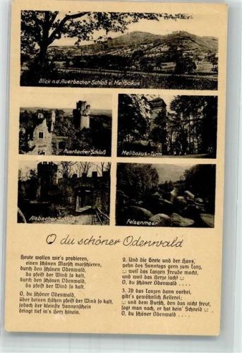 Auerbach Melibokusturm Schloss Felsenmeer
