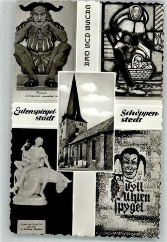 Schöppenstedt Eulenspiegel-Museum Bleiverglastes Fenster Kirche St. Stephanus