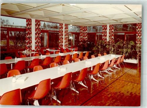 Bernried LVA-Krankenhaus Hohenried Speisesaal Foto Original aus Archiv eines Ansichtskartenverlages Ort handschriftlich