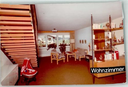 Irschenberg Wohnzimmer im Caritas SOS Kinderdorf Foto Original aus Archiv eines Ansichtskartenverlages Ort handschriftlich