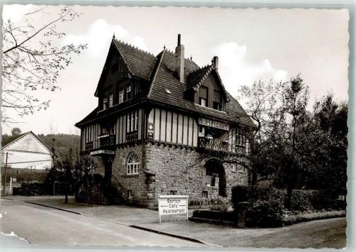 57632 W5231 Burglahr - Foto Hotel zur Wied Original aus Archiv eines Ansichtskartenverlages