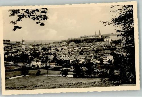 Schleiz Panorama des Ortes mit dem Schloss Schleiz und Stadtkirche St. Georg