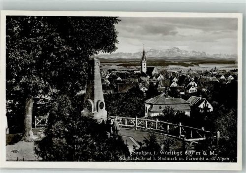 Saulgau Denkmal Schiller Stadtpark