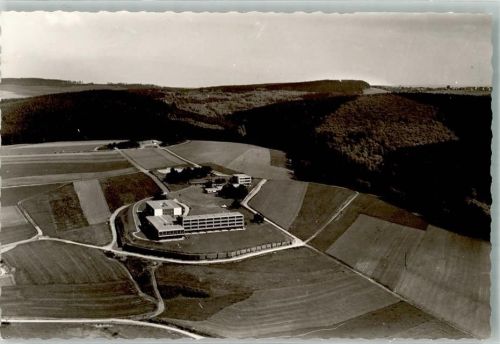 Springen Foto Fliegeraufnahme Original aus Archiv eines Ansichtskartenverlages