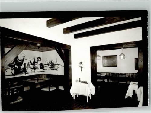 Salzbergen Gasthaus Gutsschänke Holsterfeld Gaststube Foto Original aus Archiv eines Ansichtskartenverlages Ort handschriftlich