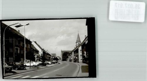 Hüfingen VW Käfer Oldtimer Ort handschriftlich Foto Original aus Archiv eines Ansichtskartenverlages