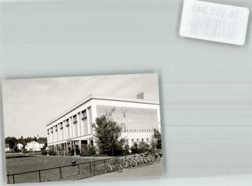 Schwarzenfeld Hallenbad Fahrrad Ort handschriftlich Foto Original aus Archiv eines Ansichtskartenverlages