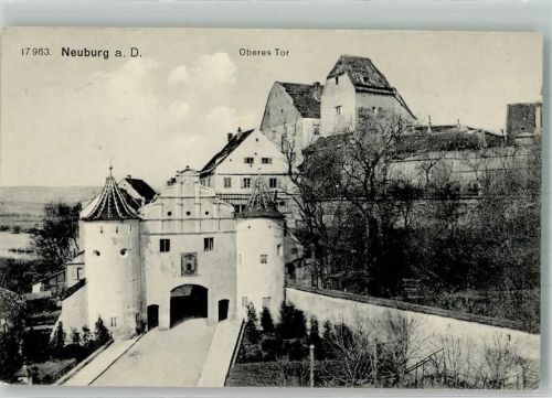 Neuburg 1916 Oberes Stadttor Verlag Lehrburger 17963 Feldpost WK I