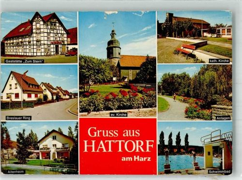 Hattorf Ev. Kirche Kath. Kirche Gasthaus zum Stern Breslauer Ring