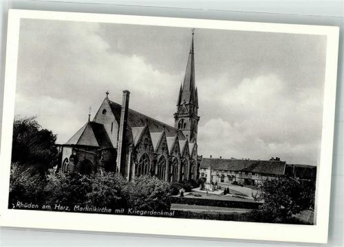 Rhüden Martinikirche m. Kriegerdenkmal