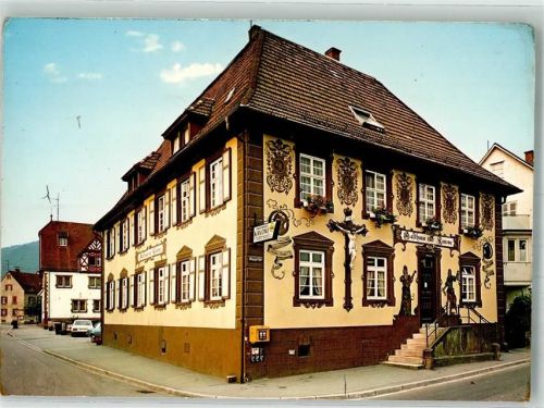 Haslach Gasthaus Zur Kanone Briefkasten Fachwerk