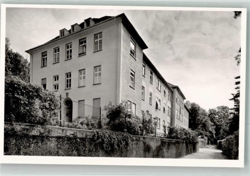88471 W7958 Laupheim Foto AK Krankenhaus