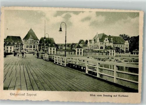 Zoppot Seesteg Kurhaus