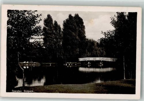 Spandau 1942 Teich im Südpark