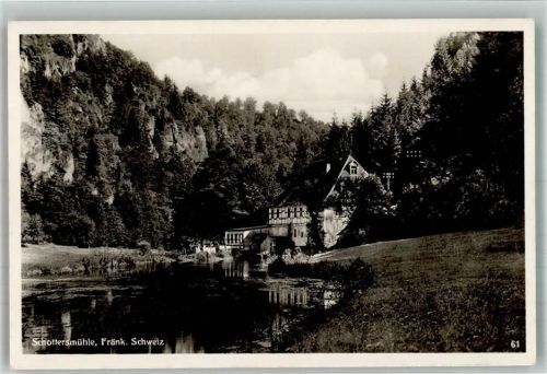 Wiesenttal 1936 Schottersmühle Fotograf Johannes Heinz